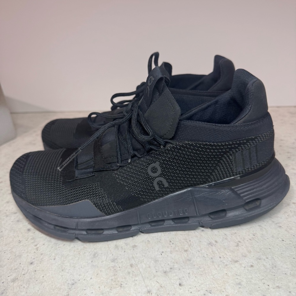 On Running Women's All-Black Athletic Sneakers